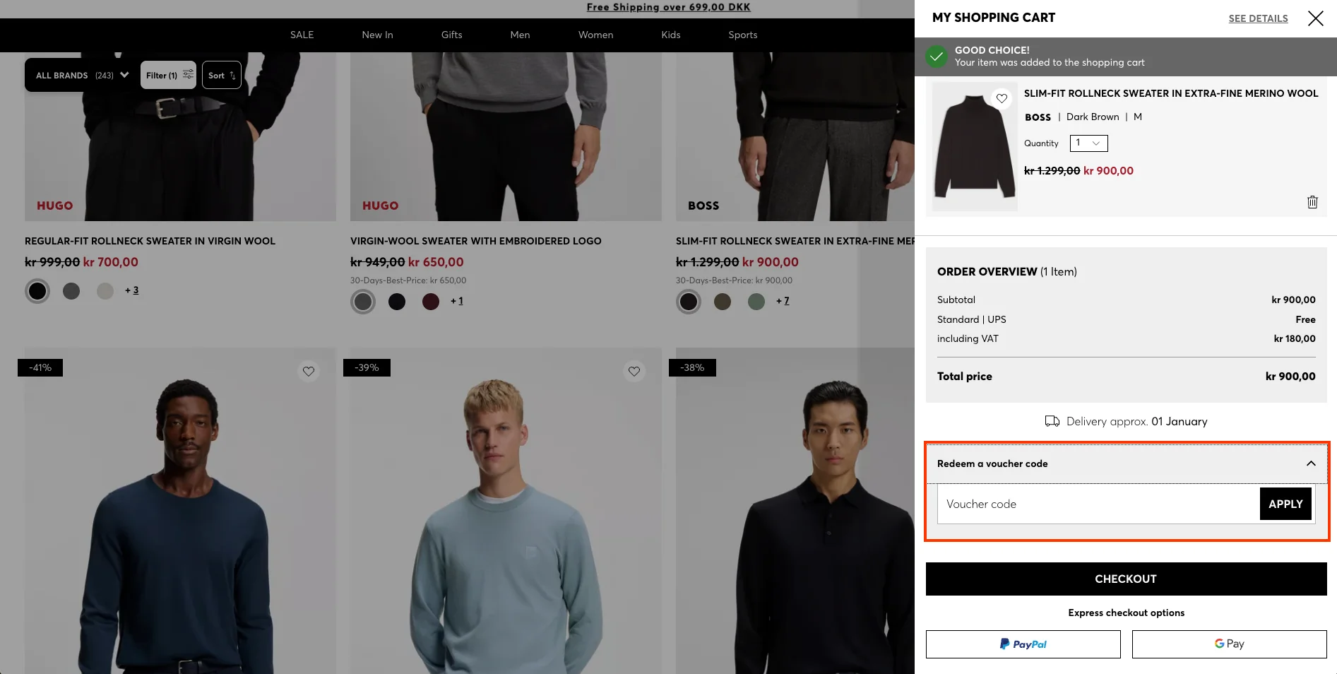 Sådan bruger du det - Hugo Boss
