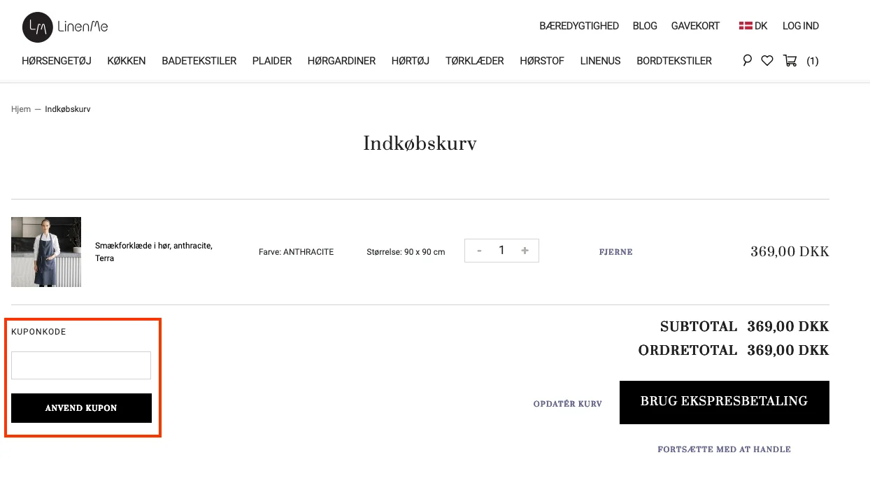 Sådan bruger du det - LinenMe