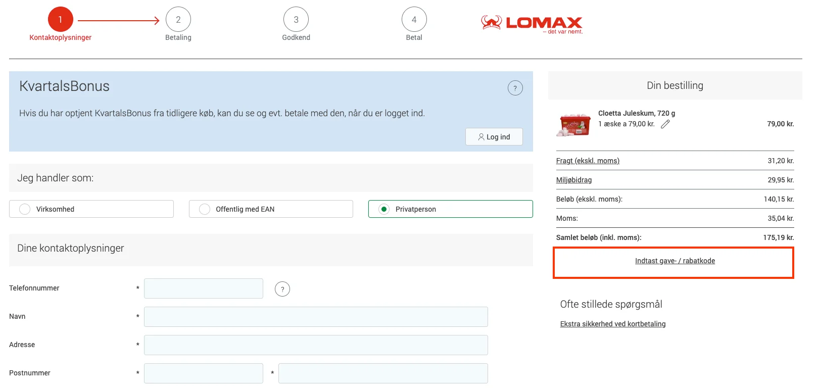 Sådan bruger du det - lomax