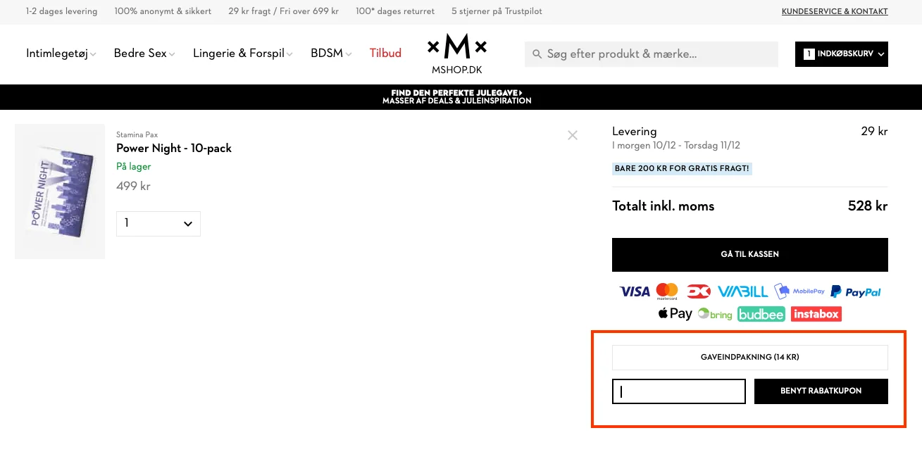 Sådan bruger du det - MSHOP