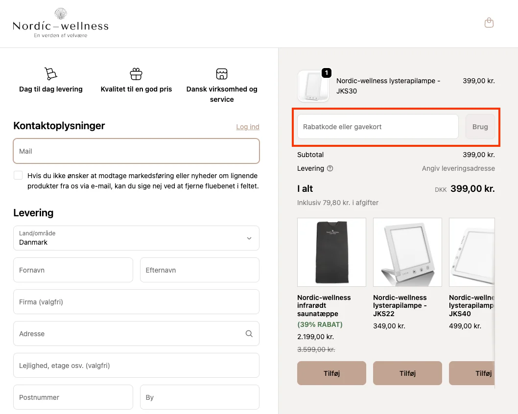 Sådan bruger du det - Nordic wellness