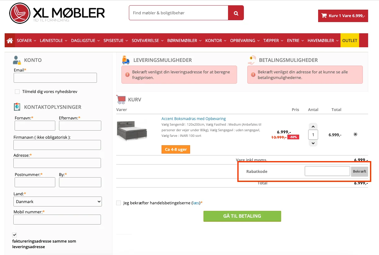 Sådan bruger du det - XL Møbler